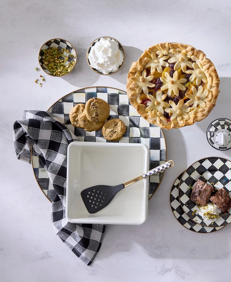 Mackenzie-Childs Courtly Check Serving Platter