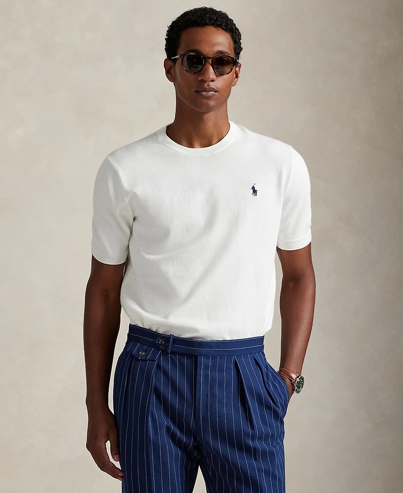 Polo Ralph Lauren Men's Cotton Crewneck Short-Sleeve Sweater