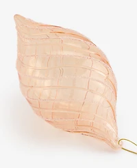 Holiday Lane Berry Tones Glass Drop Twist Ornament, Macy's Exclusive