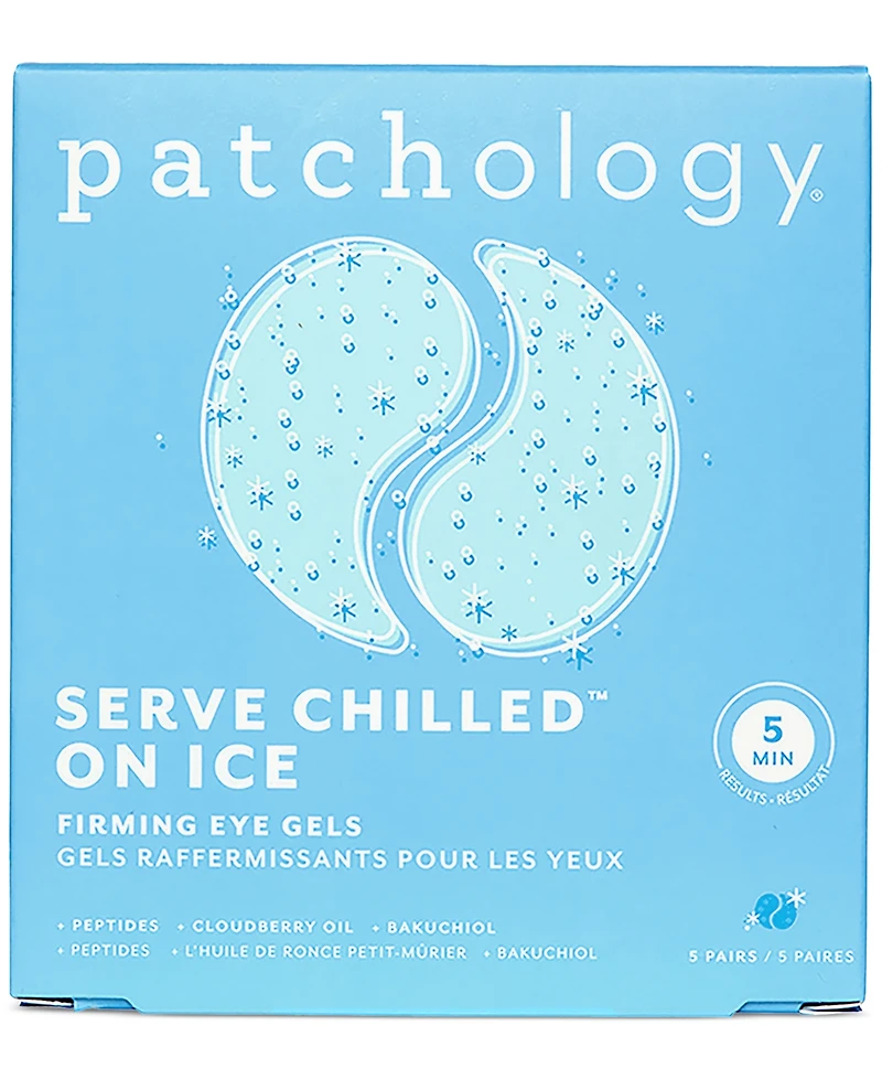 Patchology Serve Chilled On Ice Firming Eye Gels, 5 pairs