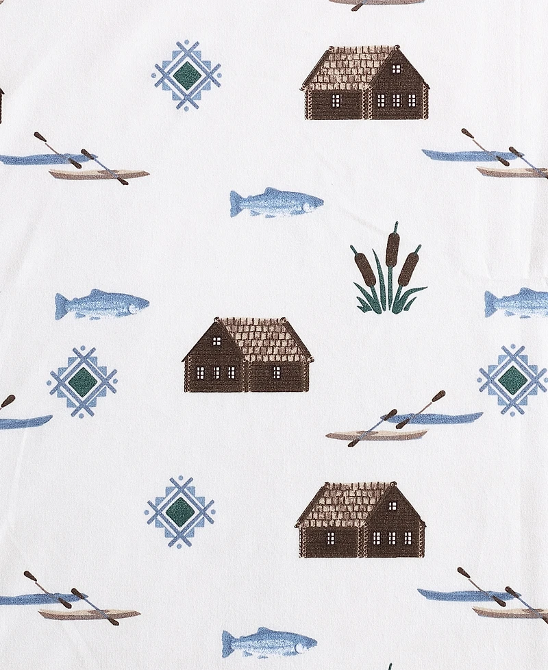 Beatrice Home Fashions Lodge 100-Thread Count Microfiber 3-Pc. Sheet Set, Twin