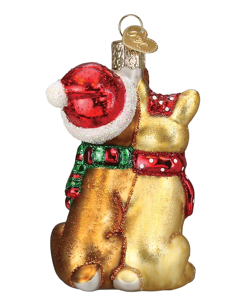 Old World Christmas 3.5" Rudolph and Clarice Ornament