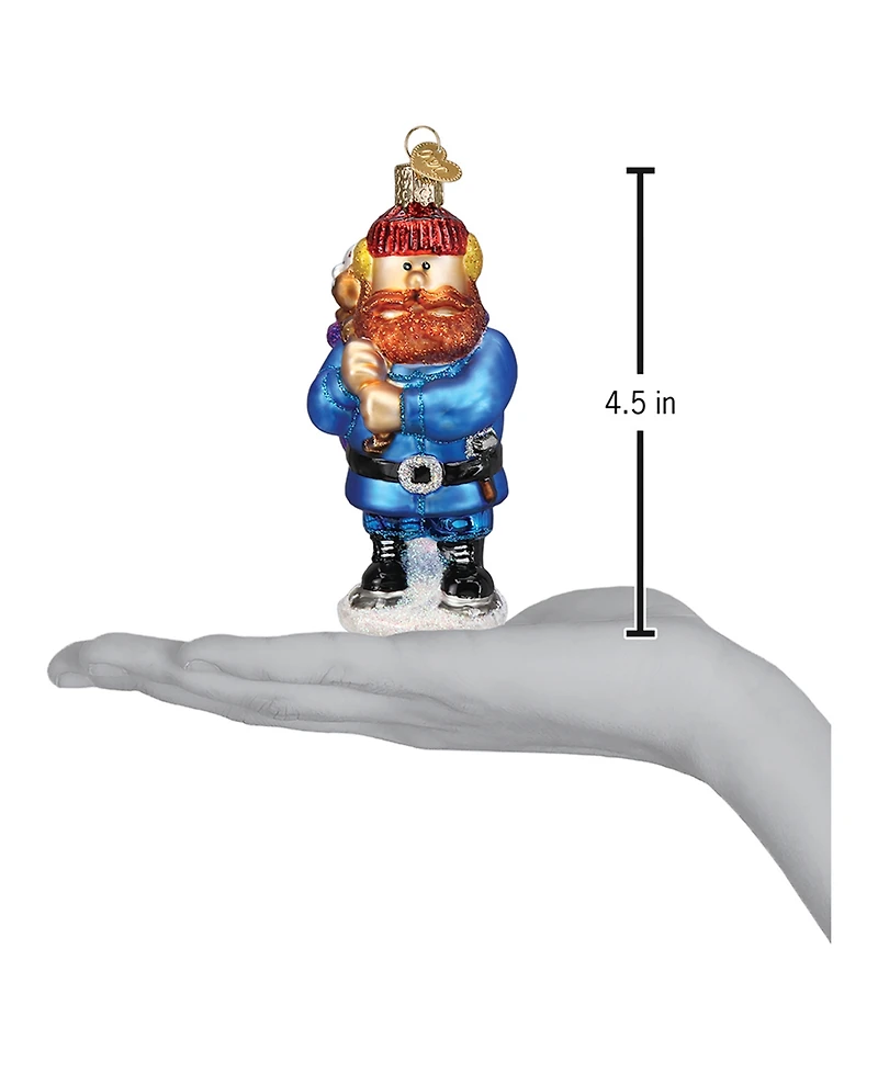 Old World Christmas 4.5" Rudolph the Red-Nosed Reindeer Yukon Cornelius Ornament