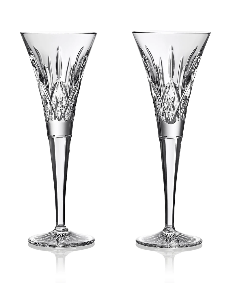 Waterford Lismore Toasting Flute, Set of 2