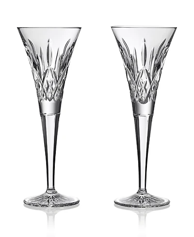 Waterford Lismore Toasting Flute, Set of 2