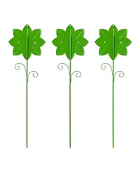 Glitzhome Halloween Metal Chomper Yard Stakes, Set of 3