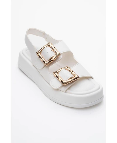 Prologue Shoes Slope Double Strap Sandal (Women)