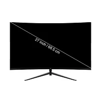 Z-edge 27 inch 2K Qhd 2560 x 1440 165Hz 1ms (Mprt) Curved Gaming Monitor, FreeSync, Hdmi 2.0, Dp 1.2
