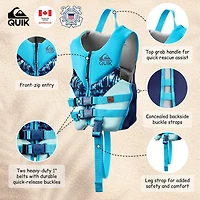 Quiksilver Uscg Approved Life Jacket, Evoprene Pfd Pvc Foam Swim Vest
