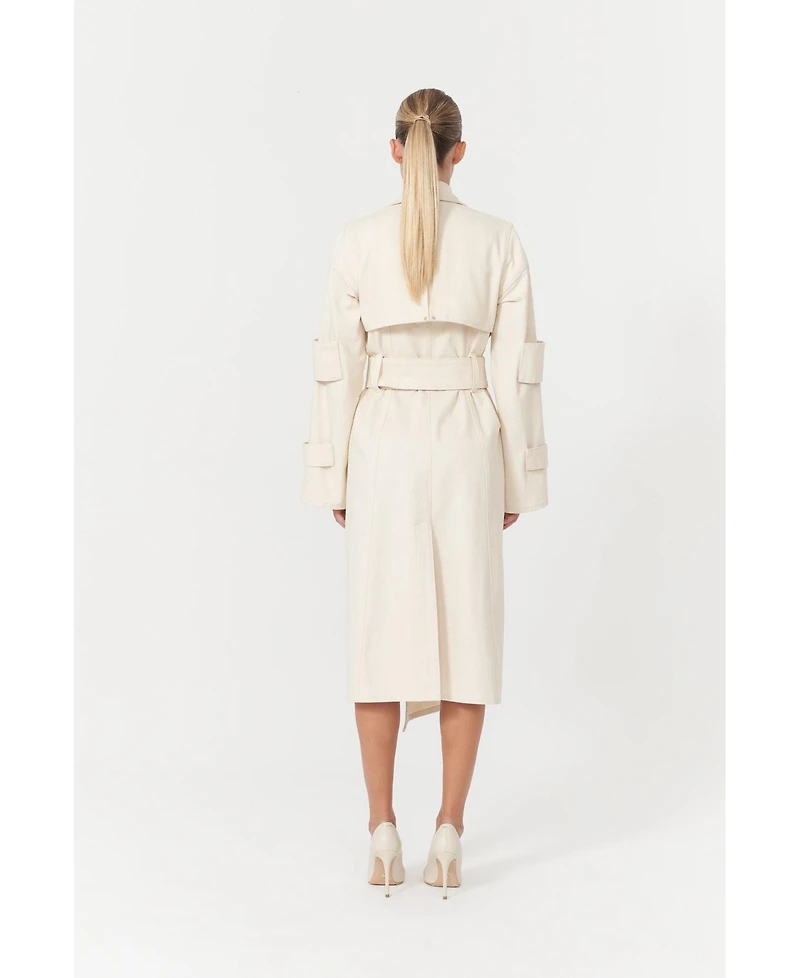 Jendue Women's Chaby Trench Coat