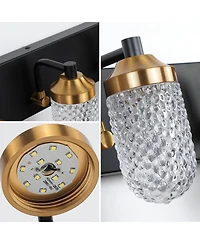 Flynama Vanity Lights With 4 Led Bulbs For Bathroom Lighting