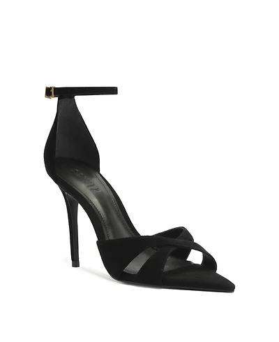 Schutz Women's Hilda Leaf Strappy Pointy Toe Sandals