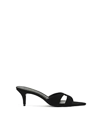 Schutz Women's Hilda Leaf Pointy Toe Mule Sandals