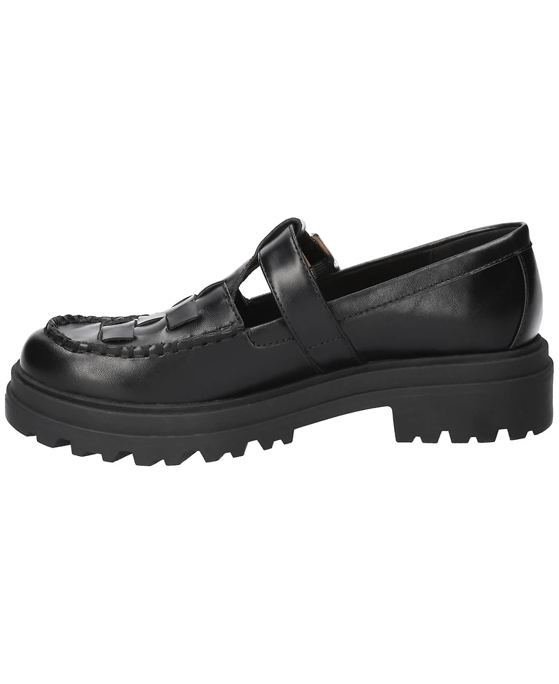 Bella Vita Women's Makell Comfort Lug Buckle Loafers