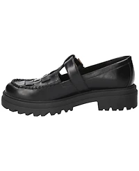 Bella Vita Women's Makell Comfort Lug Buckle Loafers