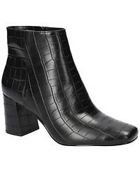 Bella Vita Women's Square Toe Ankle Booties