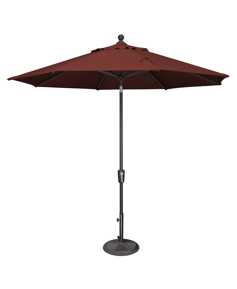 Mondawe 9FT Octagon Patio Umbrella with Push-Button Tilt