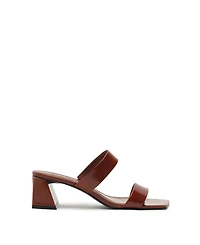 Schutz Women's Chantal Mid Heel Slide Sandals