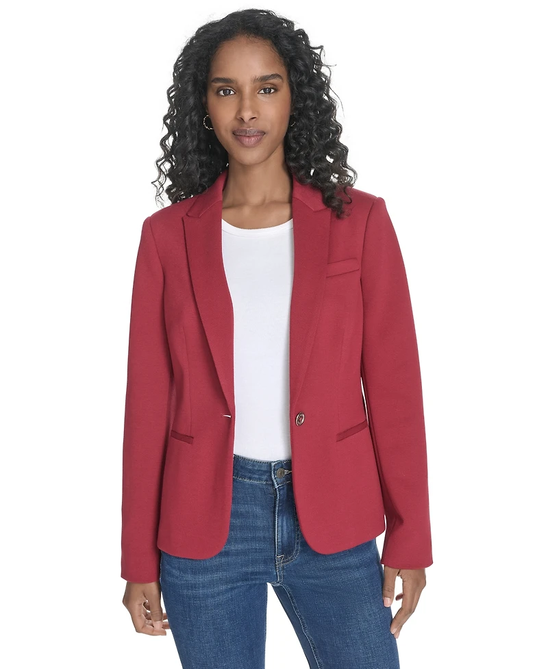 Tommy Hilfiger Women's One-Button Blazer Clone