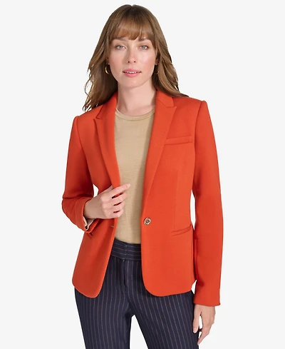 Tommy Hilfiger Women's One-Button Blazer