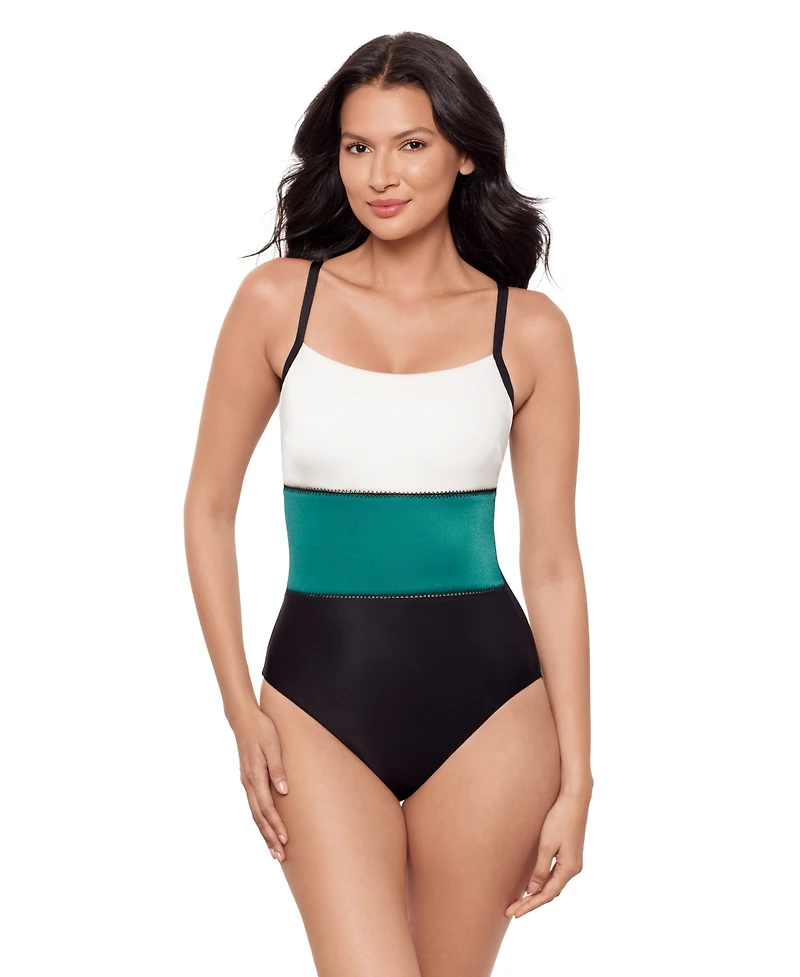 Miraclesuit Women's Spectra Trifecta Underwire One-Piece Swimsuit