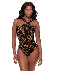 Miraclesuit Women's Raya De Safari Europa Underwire One-Piece Swimsuit