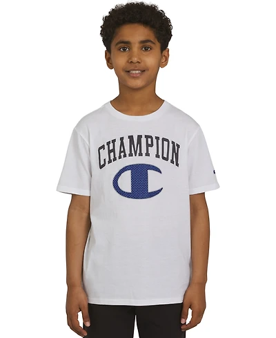 Champion Big Boys Short-Sleeve Logo Graphic T-Shirt