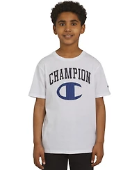Champion Big Boys Short-Sleeve Logo Graphic T-Shirt