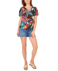Vince Camuto Women's Cowlneck Asymmetric Hem Top