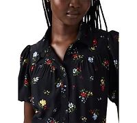 Levi's Women's Cotton Lea Button-Front Mini Dress