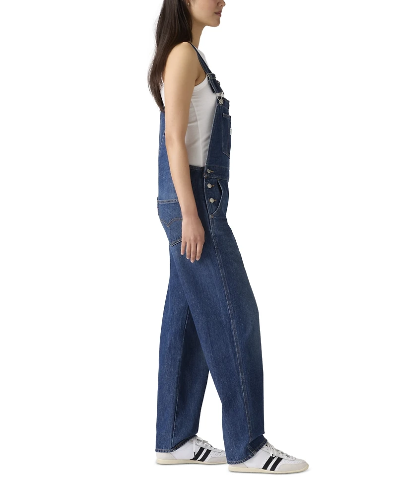 Levi's Women's Vintage-Style Cotton Denim Overalls