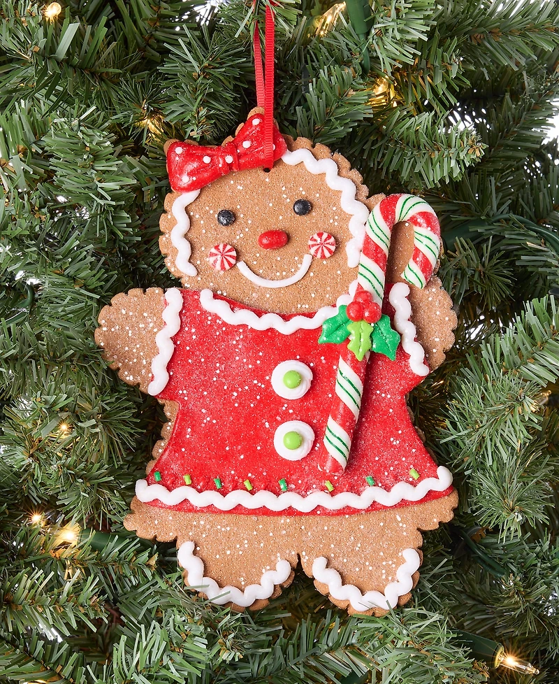 Holiday Lane Gingerbread Village Gingerbread Girl Ornament, Macy's Exclusive