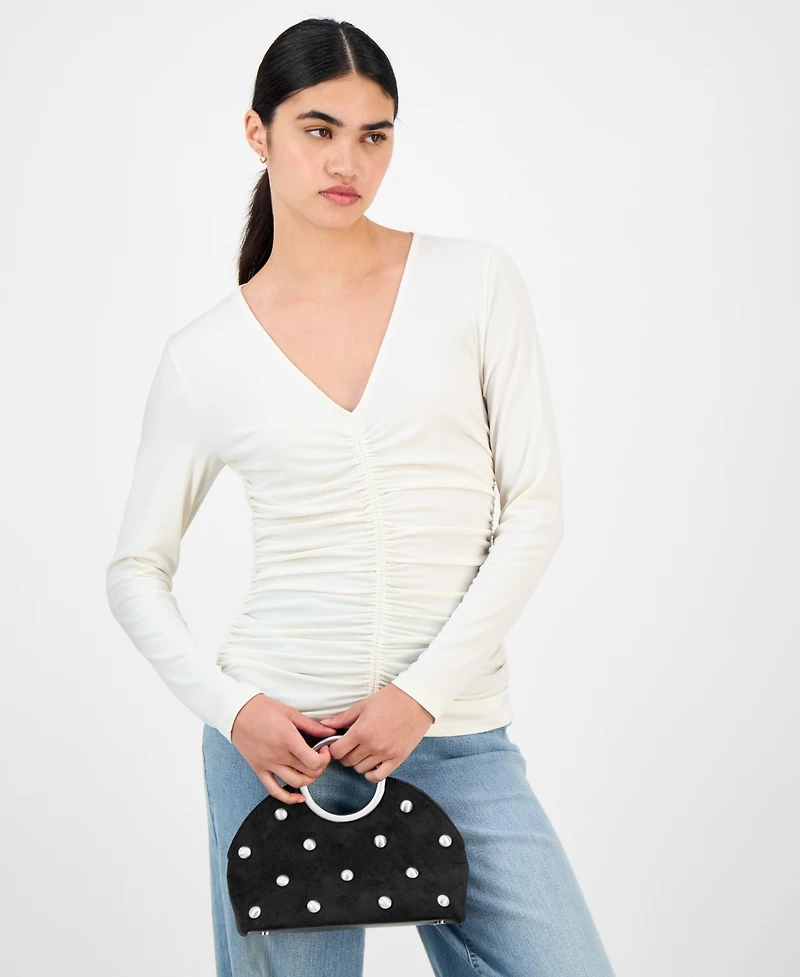 I.n.c. International Concepts Tysha Bangle Stud Clutch, Exclusively at Macy's