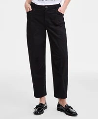 On 34th Women's High-Rise Utility Barrel-Leg Ankle Pants, Macy's Exclusive