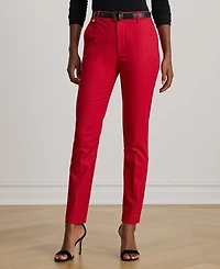 Lauren Ralph Petite Double-Faced Stretch Cotton Pant
