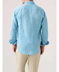 Koy Clothing Men's Regular Fit Long Sleeve Linen Shirt