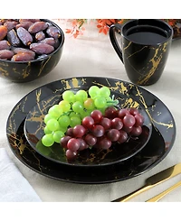 Elama Bolt 16 Pc. Dinnerware Set, Service for 4