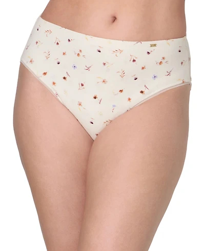 Bali Women's Lux Cotton Essentials High-Cut Underwear Dflehc
