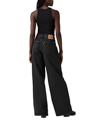 Levi's Women's Cotton '94 Mid-Rise Wide-Leg Moto Jeans