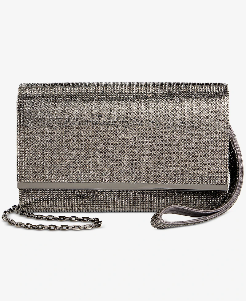 I.n.c. International Concepts Caitlin Satin and Crystal Clutch, Exclusively at Macy's