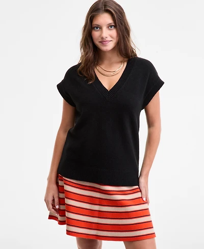On 34th Women's V-Neck Sweater Vest, Macy's Exclusive