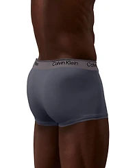 Calvin Klein Men's 3-Pack Microfiber Stretch Low-Rise Trunk Underwear