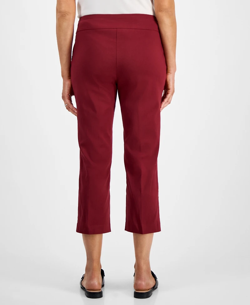 Jm Collection Women's Pull-On Capri Tummy-Control Pants, Exclusively at Macy's