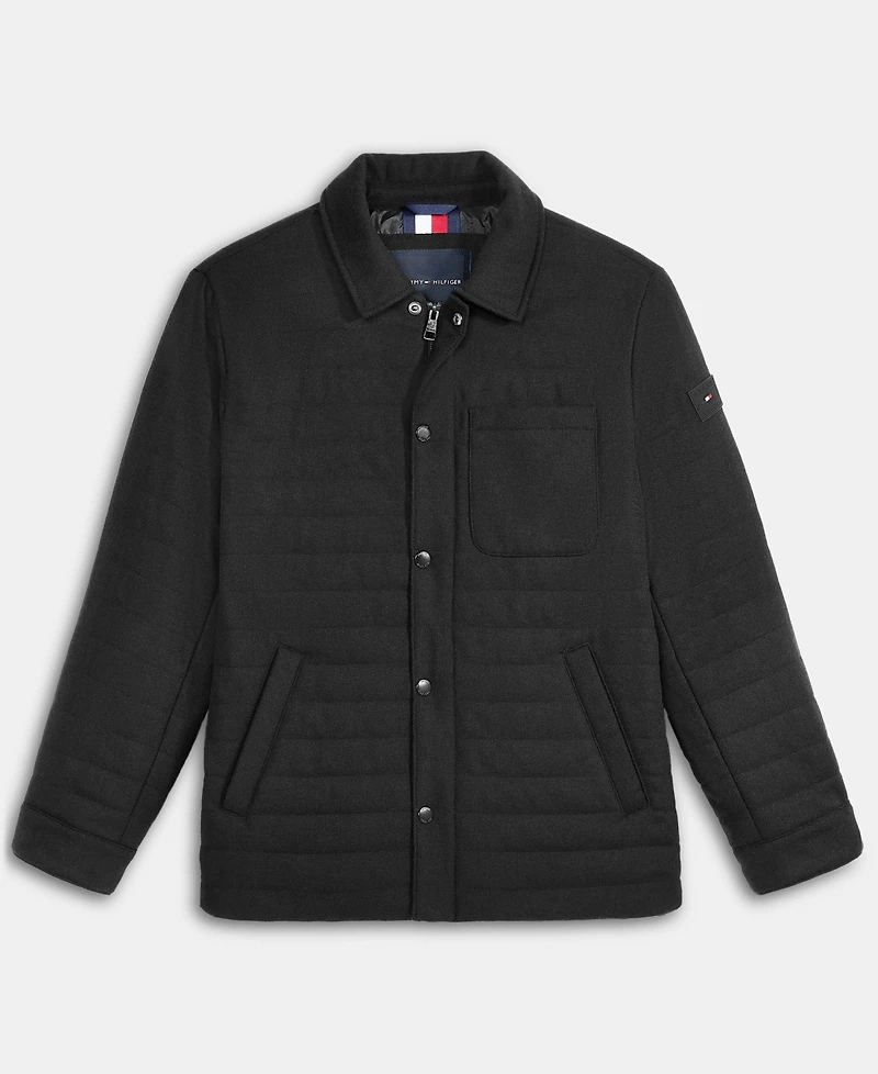 Tommy Hilfiger Men's Quilted Shirt Jacket