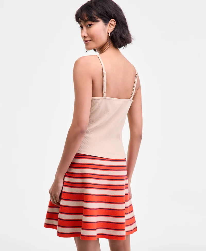 On 34th Women's Striped V-Neck Tank, Macy's Exclusive