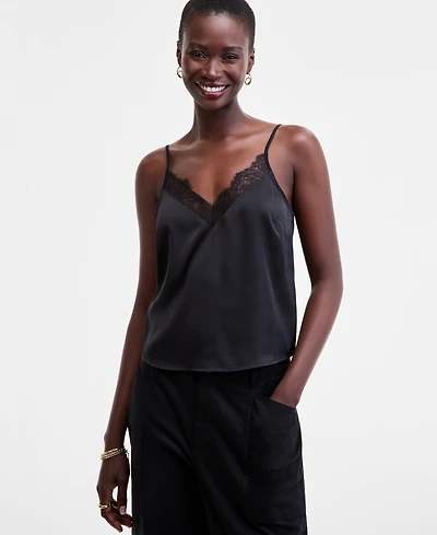 On 34th Women's Lace-Trim Tank, Macy's Exclusive