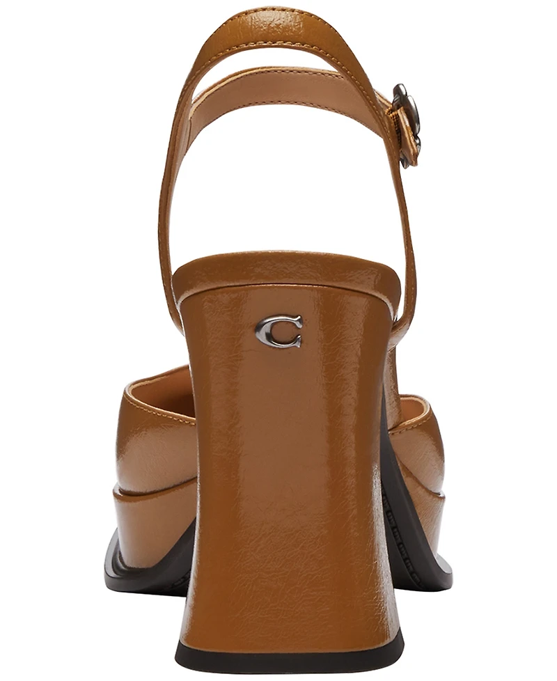 Coach Women's Sculpted-Heel Platform Pumps