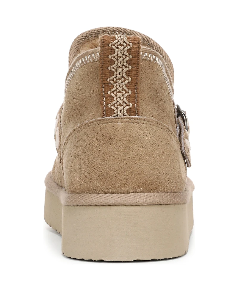 Blowfish Malibu Women's Mokolo Round Toe Pull On Platform Short Boots
