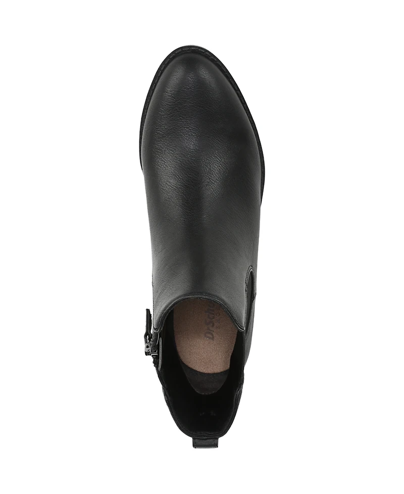 Dr. Scholl's Women's Mara Stacked Block Heel Chelsea Short Boots