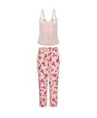 Adore Me Lindsay Women's Pajama Tank Top And Pants Set